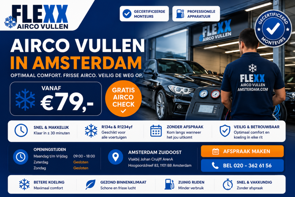 goedkoop airco vullen amsterdam zuid oost Flexx